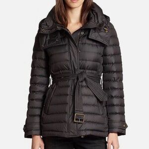 Burberry brit down puffer black xs